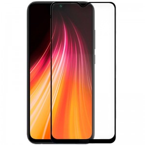 Protetor de cristal temperado COOL para Xiaomi Redmi Nota 8 / Nota 8 (2021) (FULL 3D Negro) D