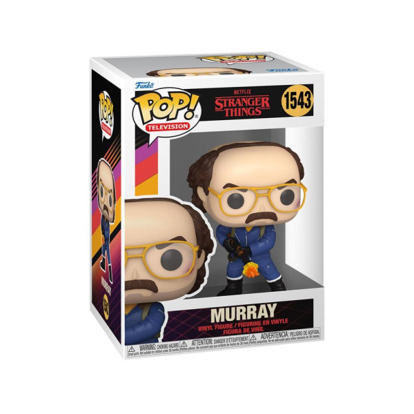 Funko pop tv: coisas estranhas s4 murray com flametrower D