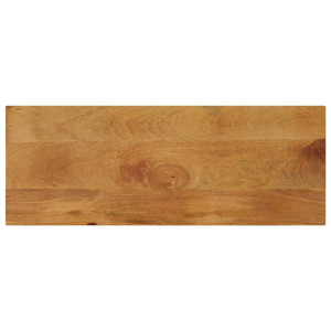 Tablero de mesa rectangular madera maciza mango 80x20x3.8 cm D