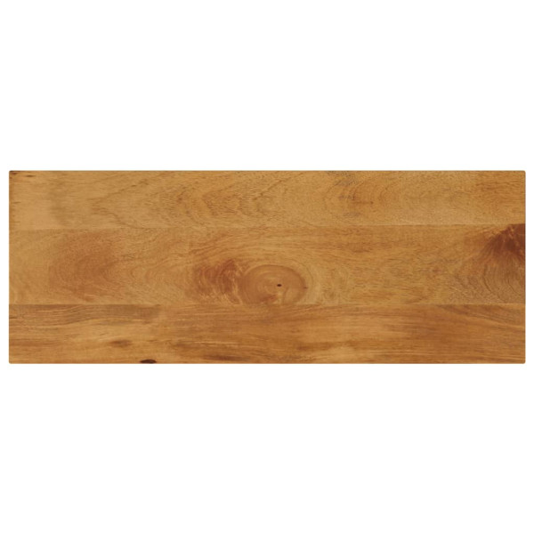 Tablero de mesa rectangular madera maciza mango 70x20x3.8 cm D