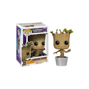 Funko pop bobble maravilha os guardiões da galáxia groot dançando D