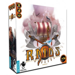 Jogo de tabuleiro Viking raids pegi 10 D