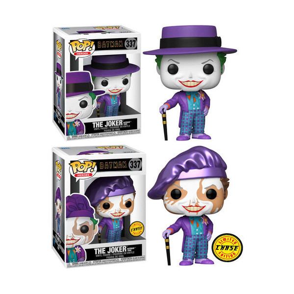 Funko pop dc joker com 1989 chapéu com versão perseguição D