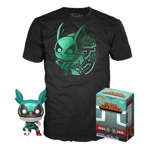 Pop & tee meu herói academia deku funko + t-shirt tamanho m D