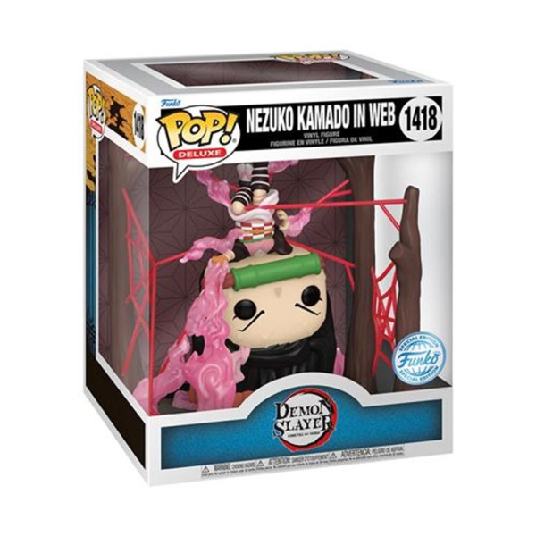 Funko pop animação demon slayer kimetsu no yaiba nezuko kamado en una red D