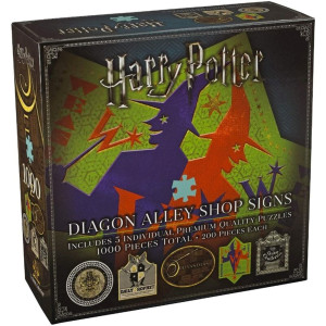 Puzzle the noble collection harry potter callejon diagon simbolos & logos tiendas 1000 piezas D