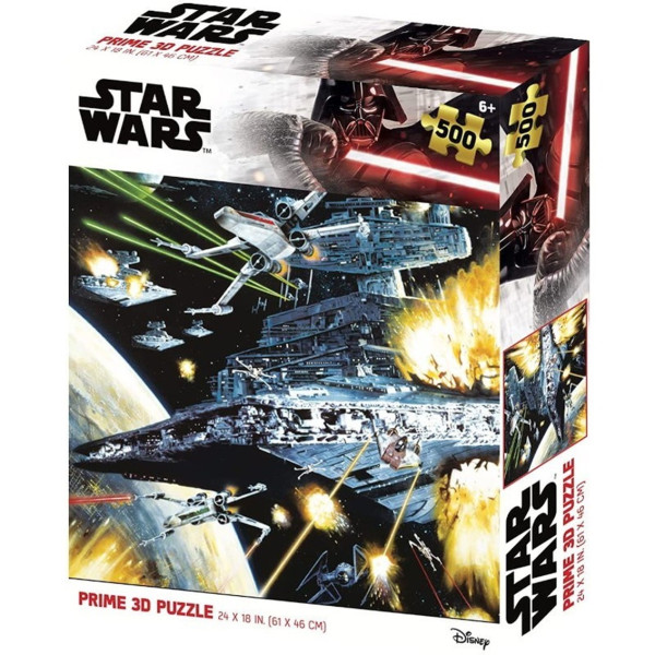 Star Wars Prime 3D Lenticular Puzzle Star Destroyer 500 peças D