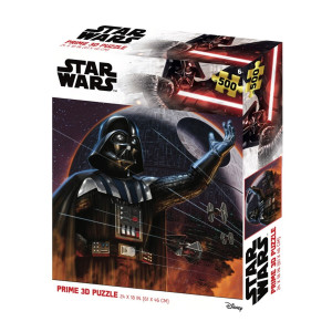 Star Wars Prime 3D Lenticular Puzzle Darth Vader e a Estrela da Morte 500 peças D