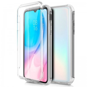 Fundação COOL Silicone 3D para Xiaomi Meu 9 Lite (Border Transparent + Trash) D