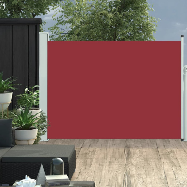 Diário lateral retrátil de jardim vermelho 120x500 cm D