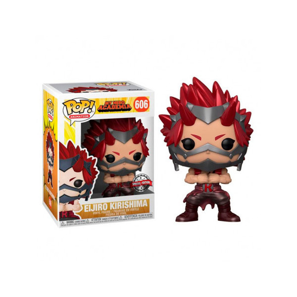 Funko pop my hero academia kirishima edição especial efeito metálico 36224 D