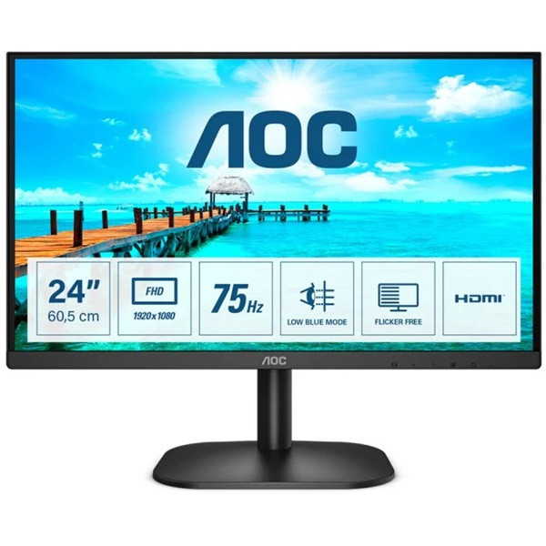 Monitor aoc 24b2xhm2 23.8'/ full hd/ negro D