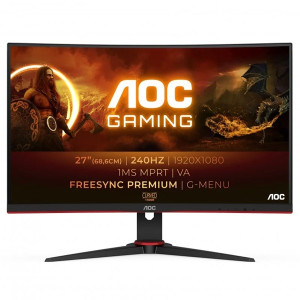 Monitor Gaming AOC 27" VA C27G2ZE negro D