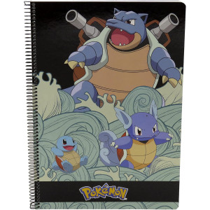 Cuaderno folio cyp Marcas 80 folhas Pokemon Squirtle D