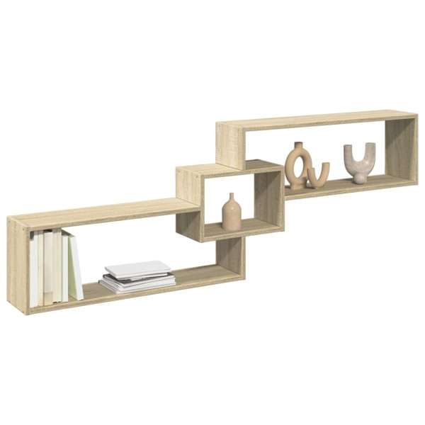 Armario de pared madera de ingeniería roble Sonoma 158x18x53 cm D