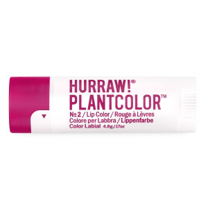 Balm labial com cor de Hurraw! PlantColor No 2 4.8 g Stick D