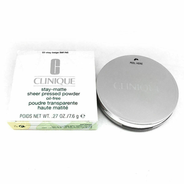 Polvos Compactos Stay-Matte Clinique Face Powders Dust Appliance Unisex Mulheres (7,6 g) D