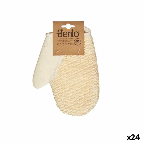 Manopla de Baño Blanco Beige (24 Unidades) D