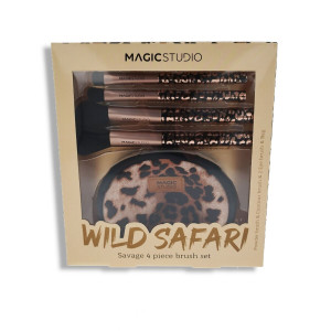 Conjunto de Brochura de Maquiagem de Savage 4 partes do Safari Wild Studio D