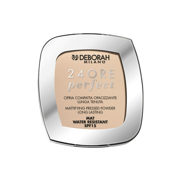 Polvos Compactos Deborah 24ore Perfect Nº 01 Light Beige Spf 15 D