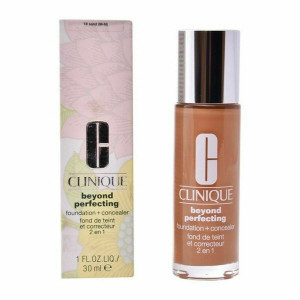 Base de maquiagem fluida Clinique Além de Perfeição No. 18 Sand M-N 30 ml D