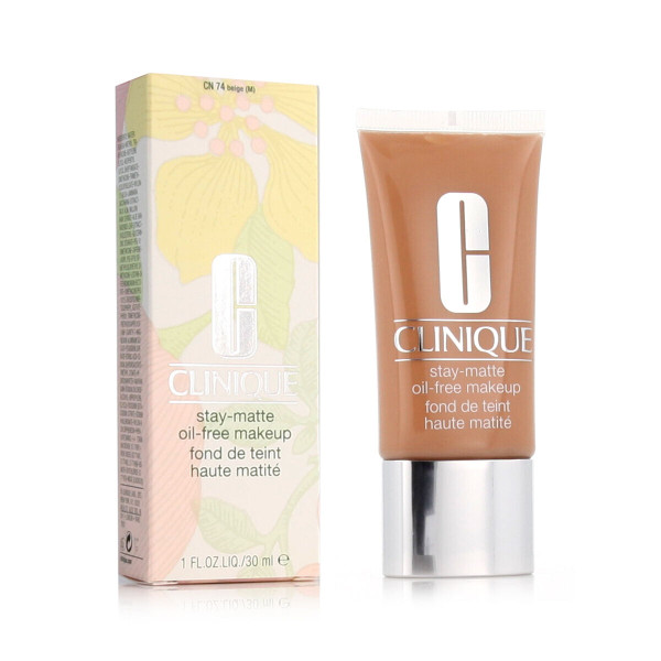 Base de Maquillaje Fluida Clinique Stay-Matte Oil-Free CN 74 Beige M (30 ml) D