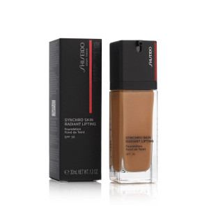 Base de maquiagem fluida Shiseido Pele de Sincronização Radiante Lifting No 420 Bronze Spf 30 ml D