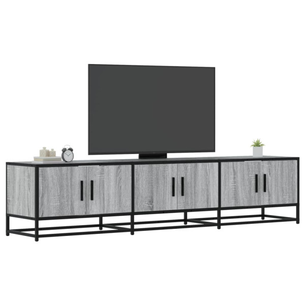 Mueble para TV madera de ingeniería gris Sonoma 180x35x41 cm D