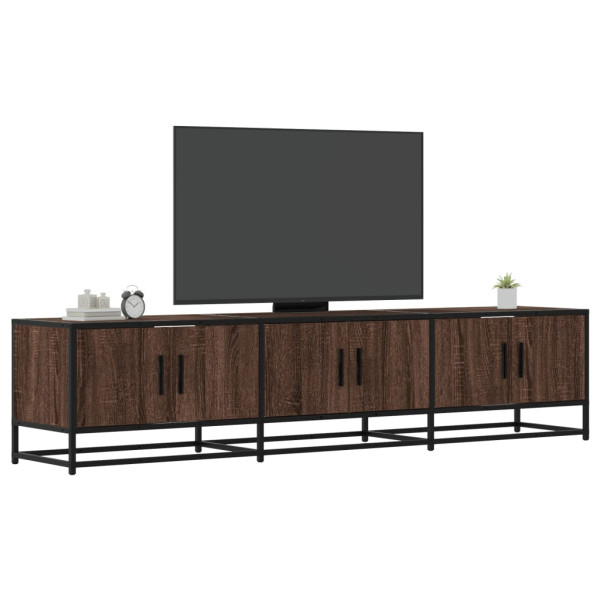 Mueble para TV madera de ingeniería roble marrón 180x35x41 cm D