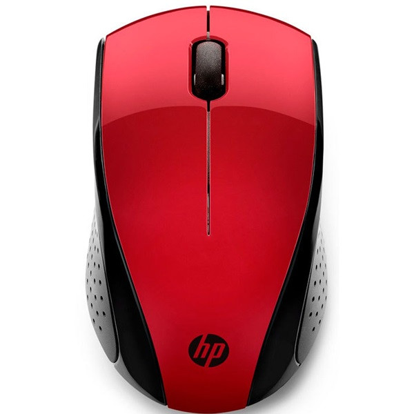 Mouse raton hp optico wireless inalambrico 220 rojo D