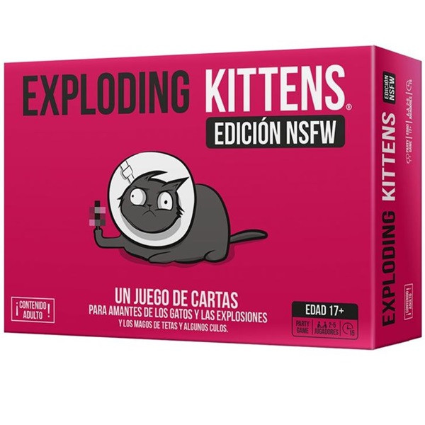 Jogo de mesa EXPLODING KITTENS NSFW D