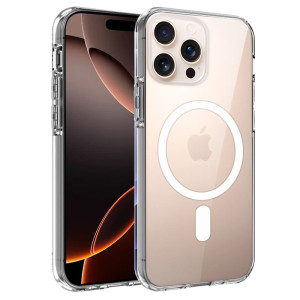 Carcasa COOL para iPhone 16 Pro Max Magnética Transparente D