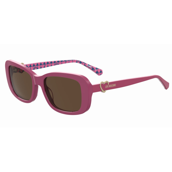 ÓCULOS DE SOL FEMININOS LOVE MOSCHINO MOL060SMU1F57 D