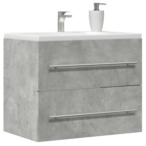 Armario para lavabo aglomerado gris hormigón 60x38.5x48 cm D