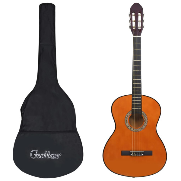 Guitarra clásica para principiantes con funda 4/4 39 D