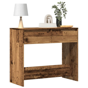 Console de mesa madeira engenharia madeira velha 89x41x76.5 cm D