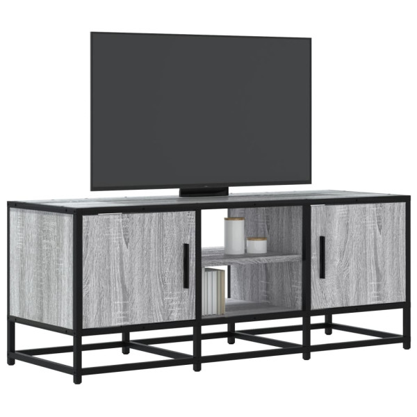 Mobiliário Metal TV e Engenharia Cinza Sonoma 100x35x41 cm D