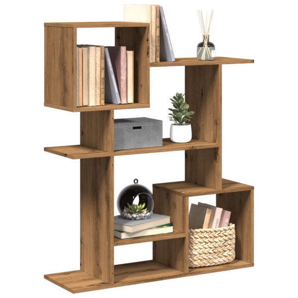 De madeira dividindo biblioteca engenharia artisan 92x29x112 cm D