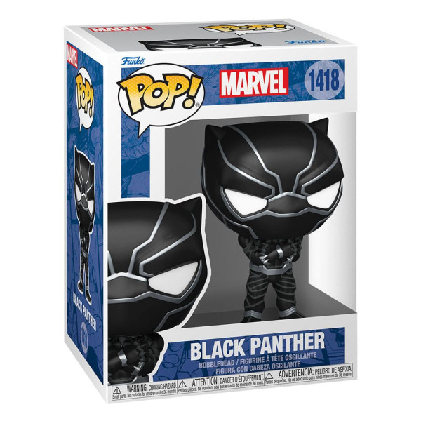 Funko pop maravilha novos clássicos preto panther D