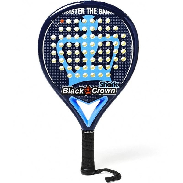 Pala de Pádel Black Crown Shark azul D