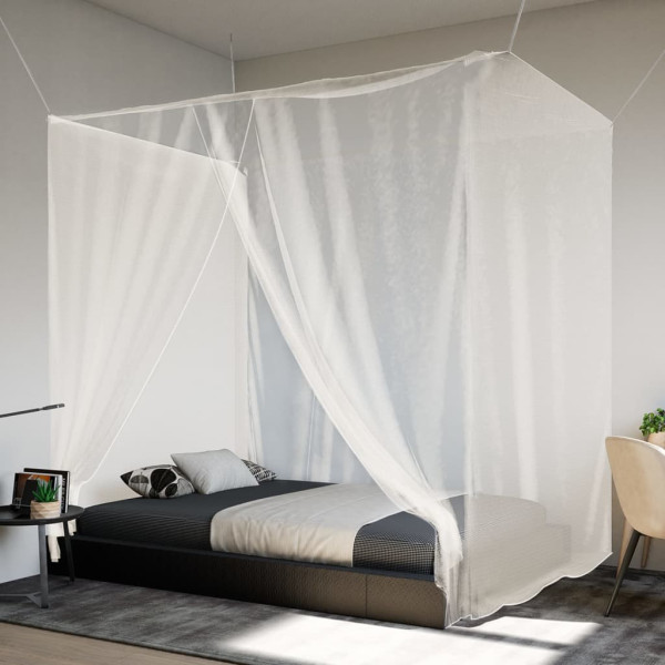 Mosquitera colgante 156 malla blanca 220x200x210 cm D