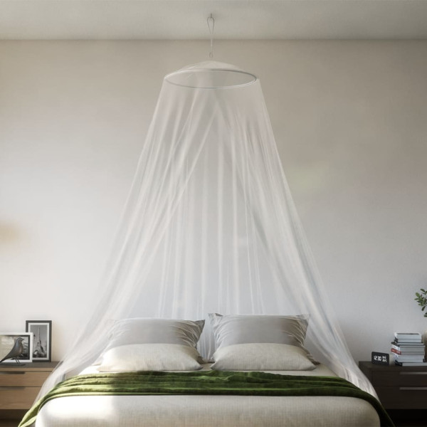 Mosquitera para cama 220 malla blanco 56x56x220 cm D