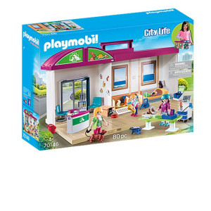 Playmobil clínica veterinaria maletín D