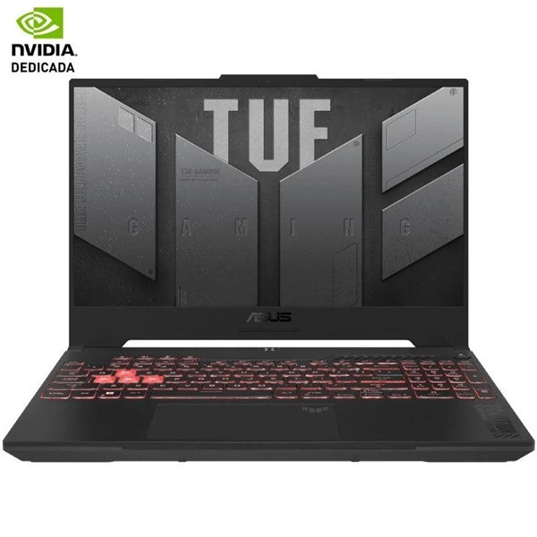 Asus TUF Gaming A15 15.6" AMD Ryzen 7 16GB 512GB TUF507NVR-LP047 preto D