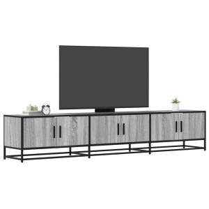 Mobiliário para TV madeira de engenharia cinza Sonoma 210x35x41 cm D