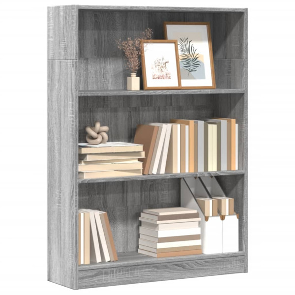 Cinza Engenharia Woodwork Shelf Sonoma 80x24x109 cm D