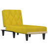 Chaise longue veludo amarelo 2