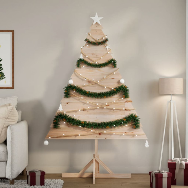 Árbol de Navidad de adorno madera maciza 180 cm D