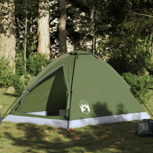 Tenda Iglu Verde Oliva Impermeável para 2 Pessoas D