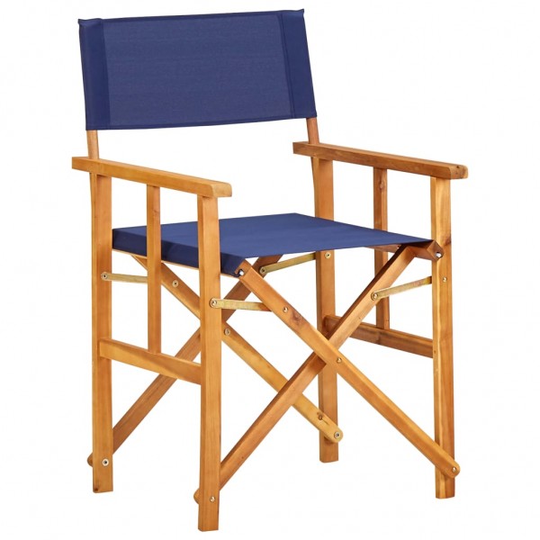 Cadeira de direção de madeira maciça de acacia azul D